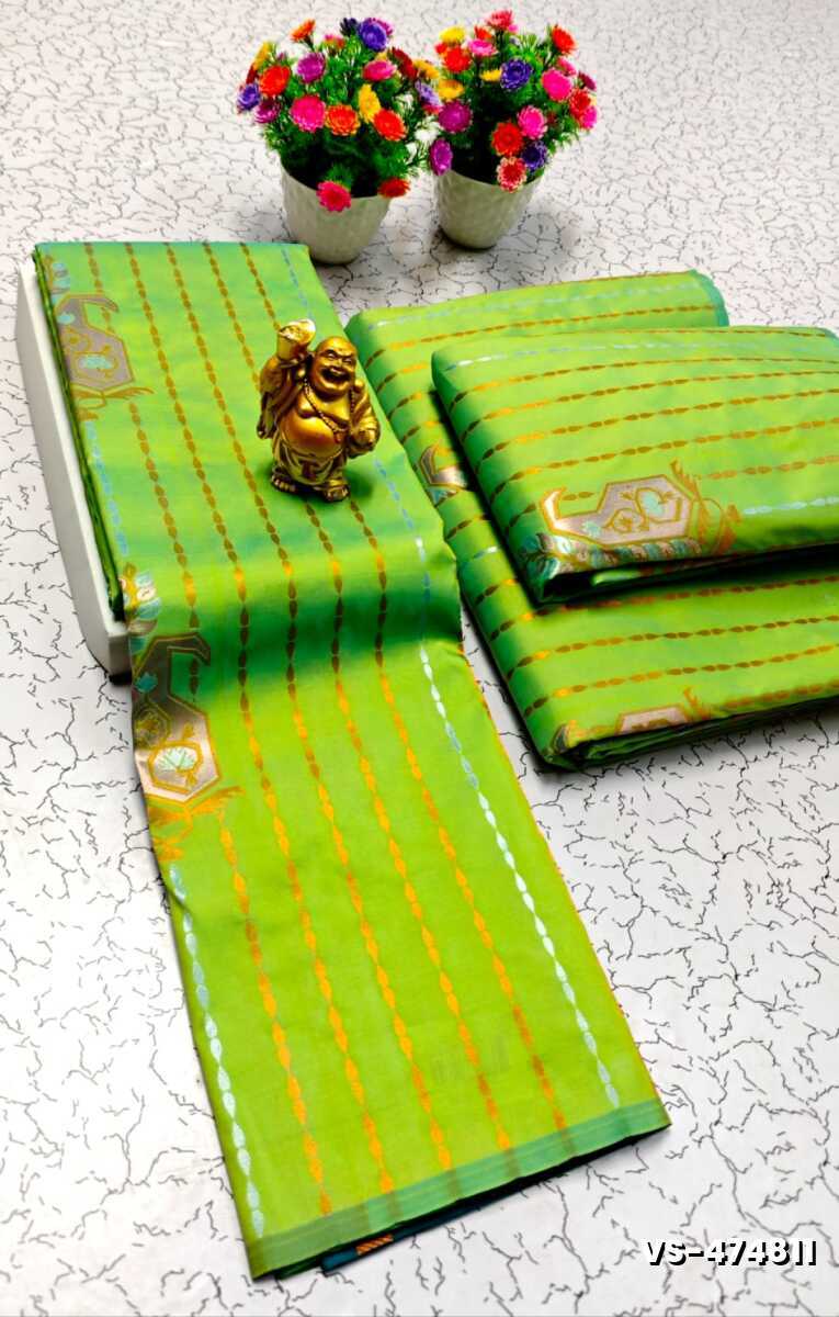DIGITAL KUBERA PATTU VAIRA OOSI SOFTY SILK SAREES - PARET GREEN