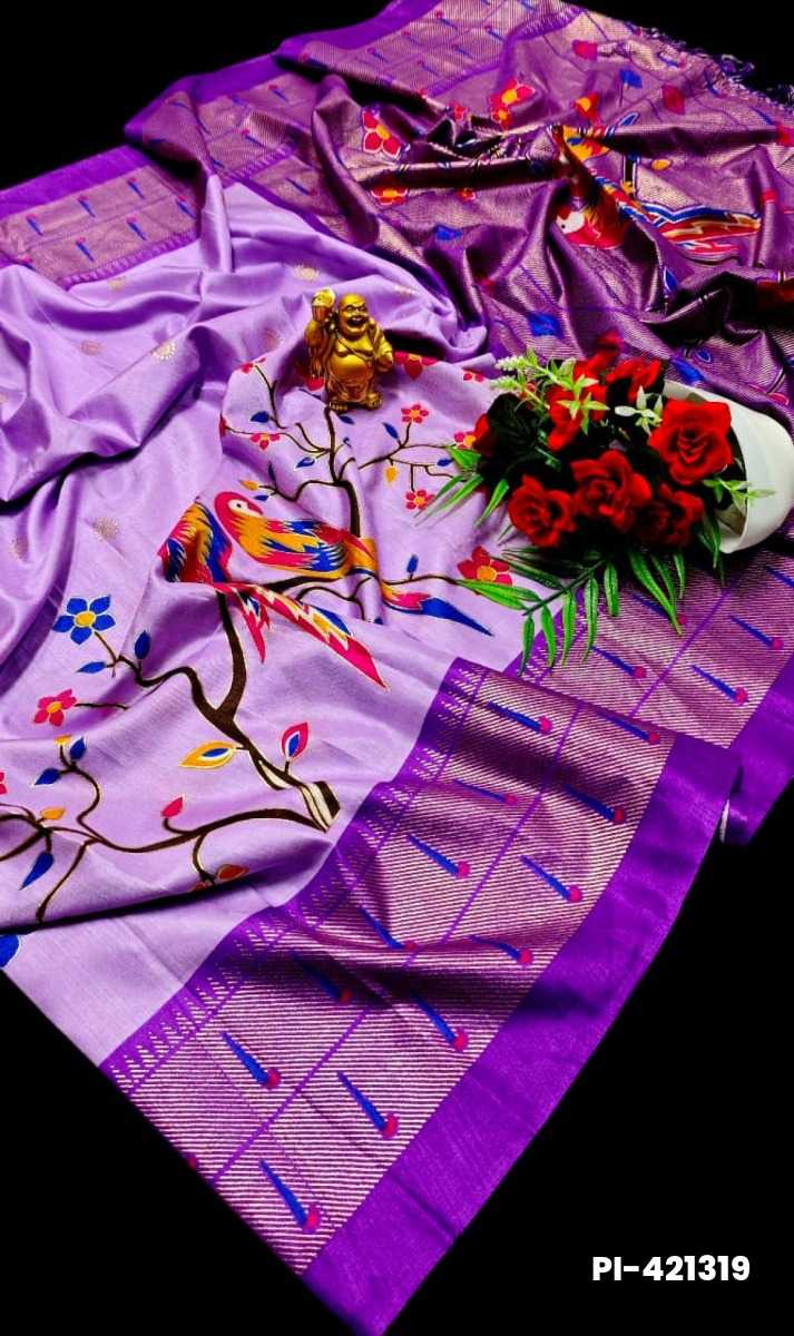Luxurious Soft Silk Paithani Saree - Effortless Elegance in Traditional Weaves - LEVENDOR