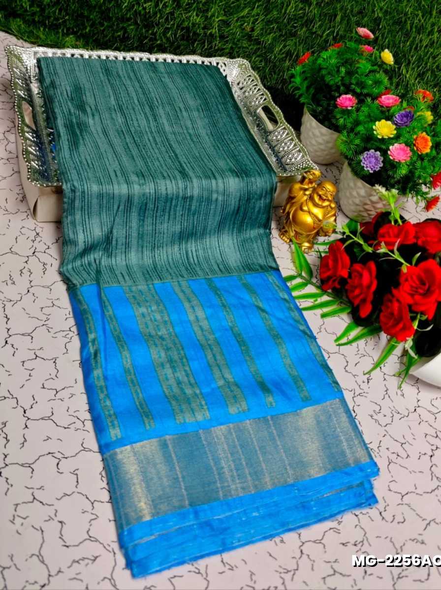 Traditional Look Malgudi Silk Saree Lightweight Silk Blend Saree - ICE BLUE