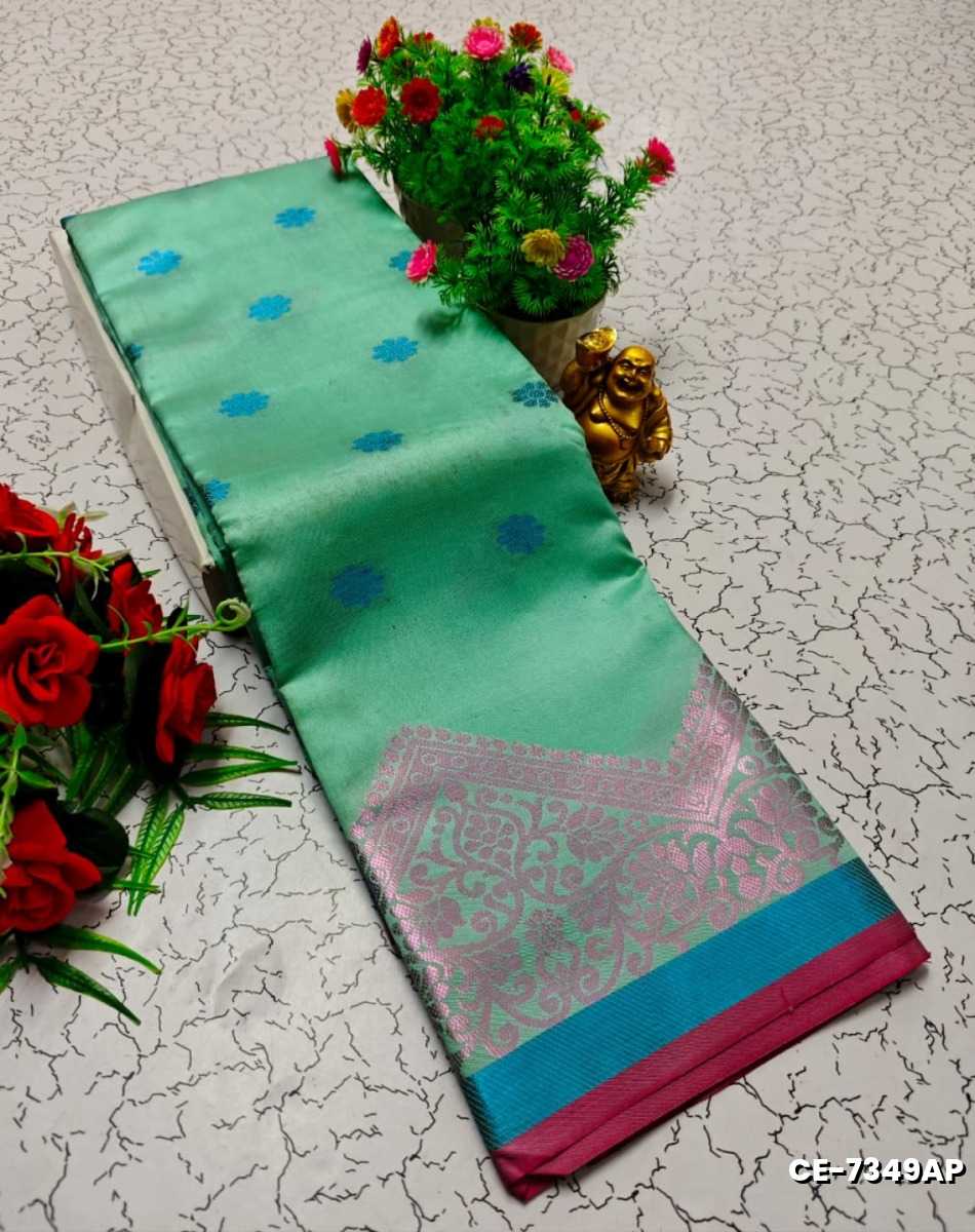 Elegant  Fancy Butta Soft  Silk  Saree  Clearance  Sale - REXONA