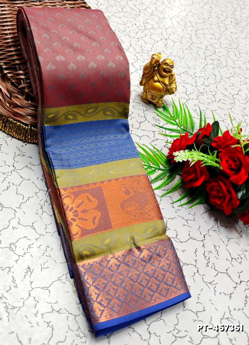 SOFT SILK FANCY BEST QUALITY POONTAMIL SOFT SILK SAREES - ONIYAN PINK