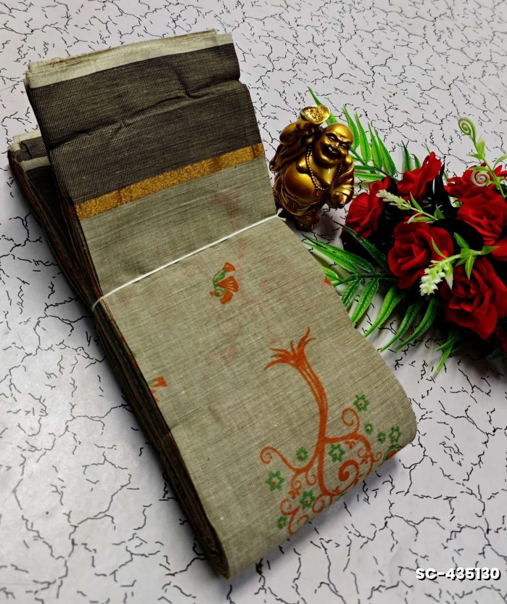 PURE COTTON SAREES SUMMER SPECIAL COLLECTION - PESTA GREEN (1)