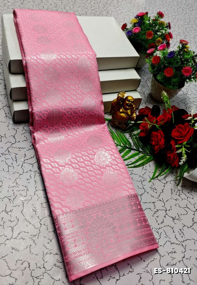 ELITE BRIDAL PICK &PICK SILK SAREES AND WEDDING ART SILK SAREES - BABY PINK (12)