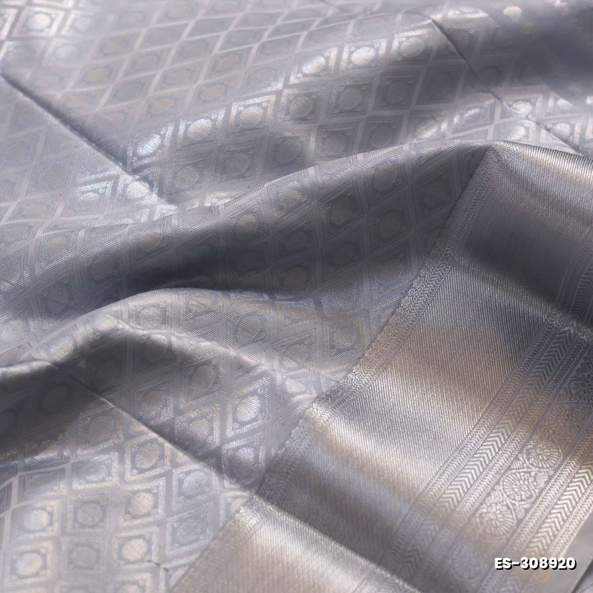 BRIDAL SILK GOLD SILVAR AND COPPER ZARI WEAVE AND WEDDING ART SILK SAREES - AS COLOR