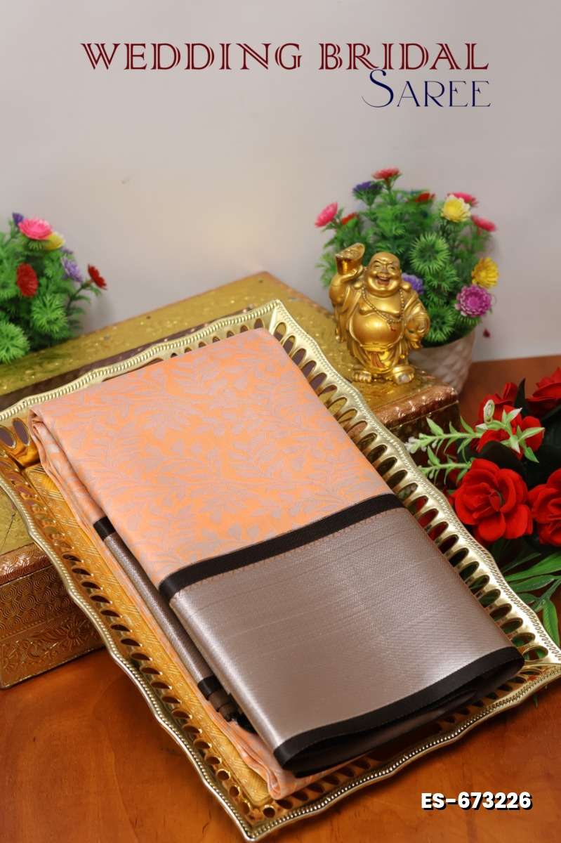 ELITE BRIDAL PICK &PICK SILK SAREES AND WEDDING ART SILK SAREES - ORANGE N (6)