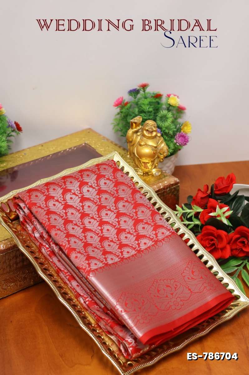 ELITE BRIDAL PICK &PICK SILK SAREES AND WEDDING ART SILK SAREES - RED (1)