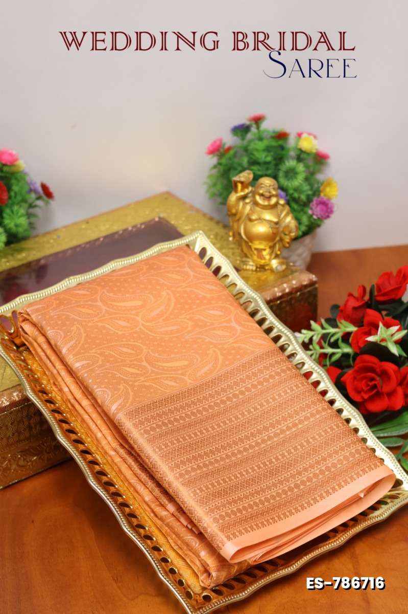 ELITE BRIDAL PICK &PICK SILK SAREES AND WEDDING ART SILK SAREES - ORANGE (1)