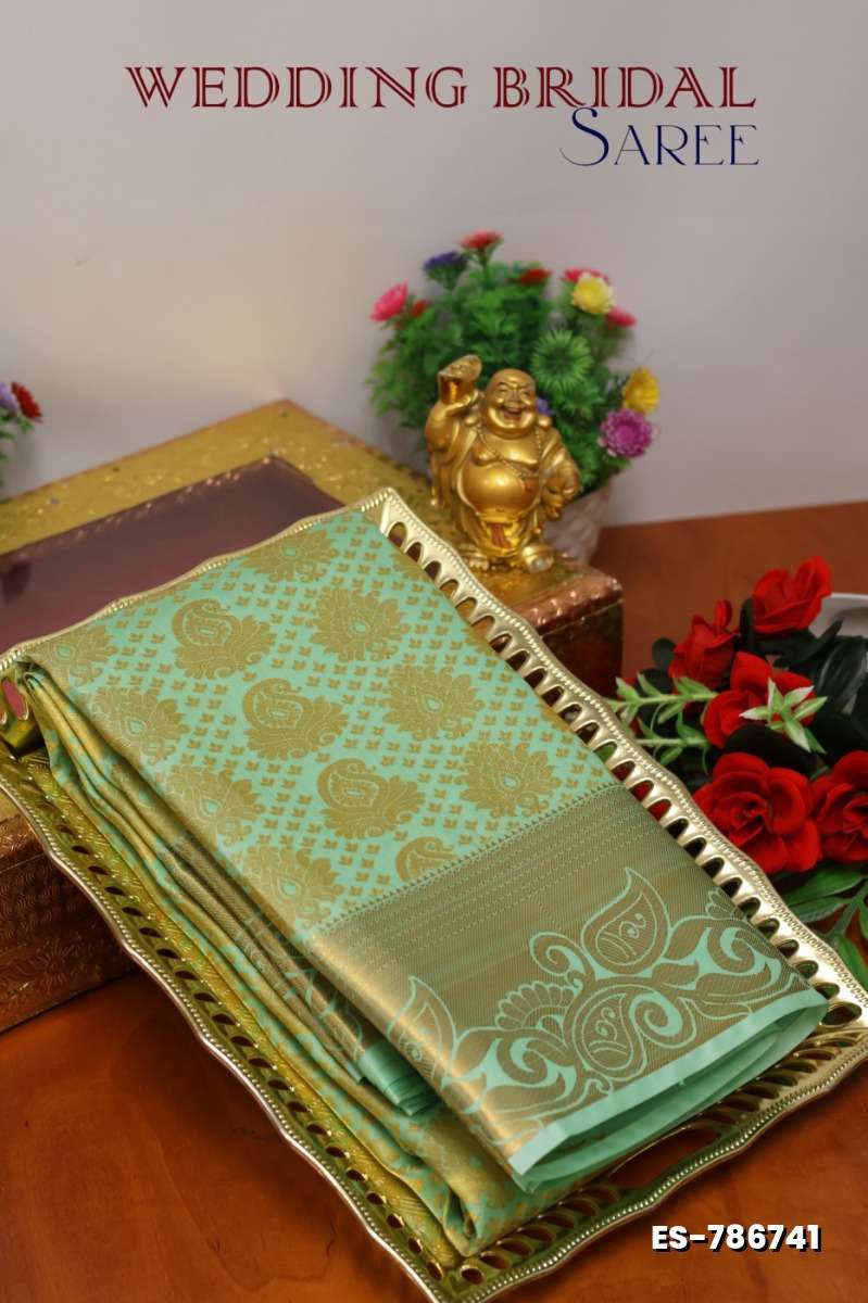 ELITE BRIDAL PICK &PICK SILK SAREES AND WEDDING ART SILK SAREES - LIGHT GREEN (1)