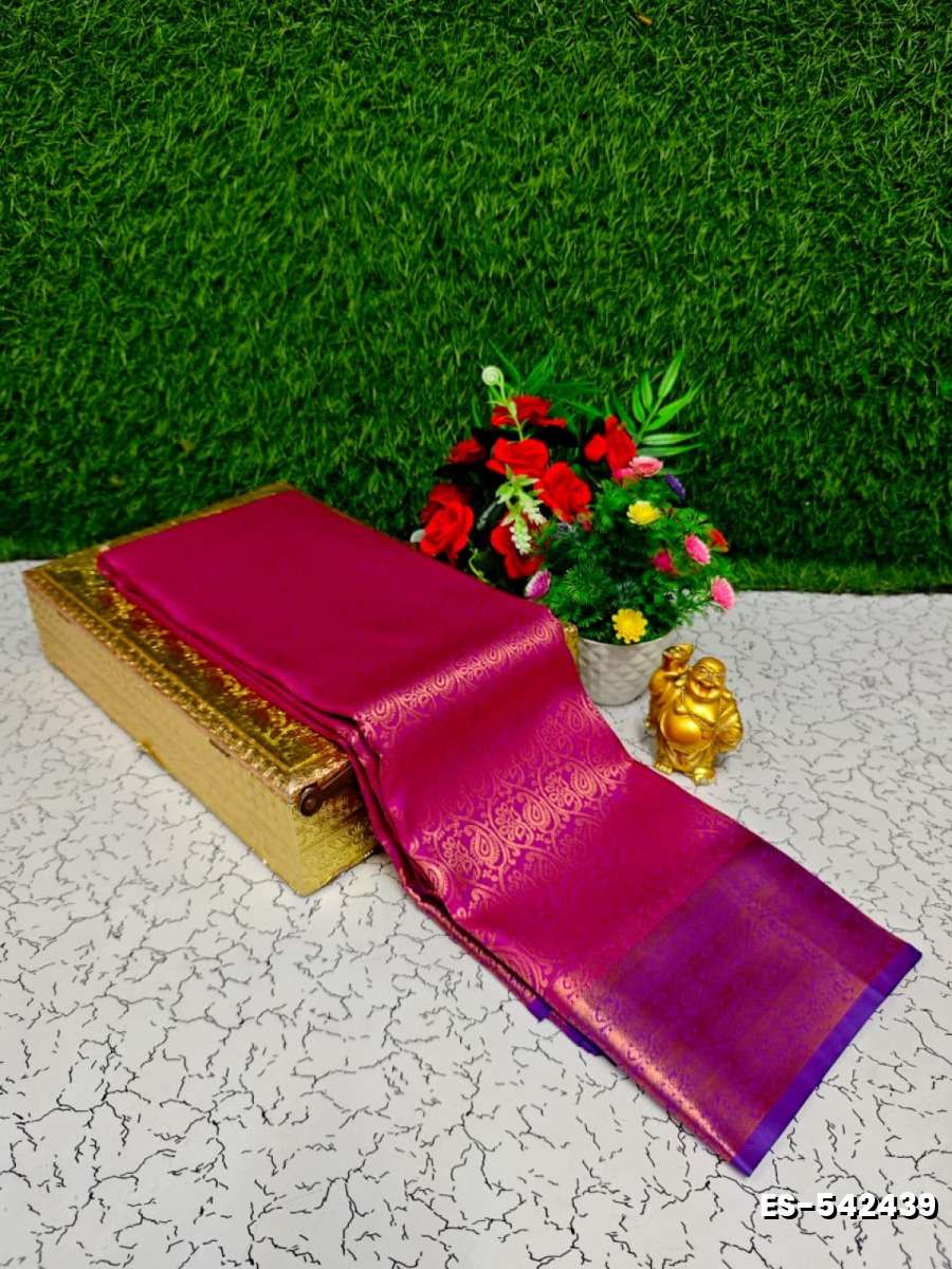 Bridal Silk Gold Silvar And Copper Zari Weave And Wedding Art Silk Sarees - VADAMALLI (5)