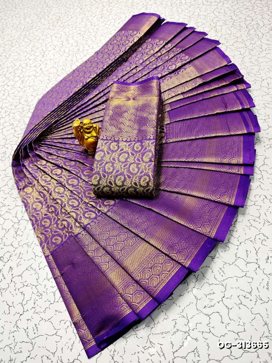 A "one gram gold trending tissue saree" typically refers to a saree made from a lightweight, sheer fabric known as tissue - INDIGO COLOUR (1)