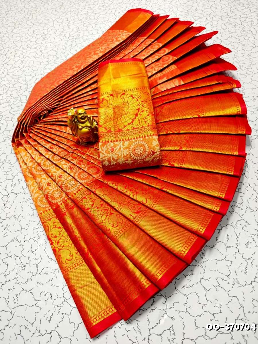 A one gram gold trending tissue saree  typically refers to a saree made from a lightweight, sheer fabric known as tissue sarees