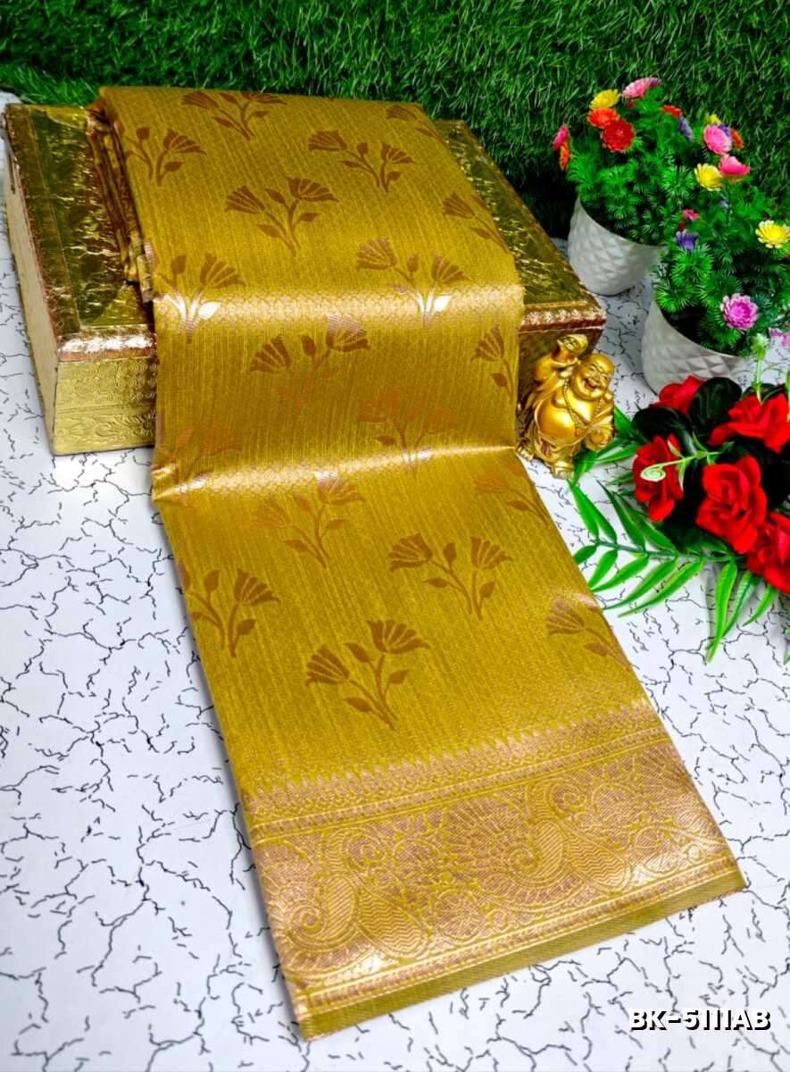 Banaras with our Banarasi Cotton fabric — a beautiful fusion of classic artistry and breathable comfort wear saree - GOLDEN