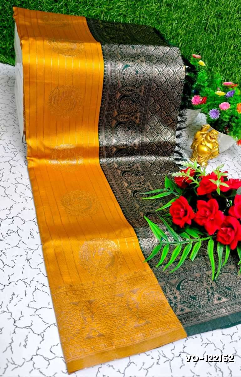 Traditional vaira oosi silk saree - perfect for weddings & festivals - VENTHAYA COLOUR (1)