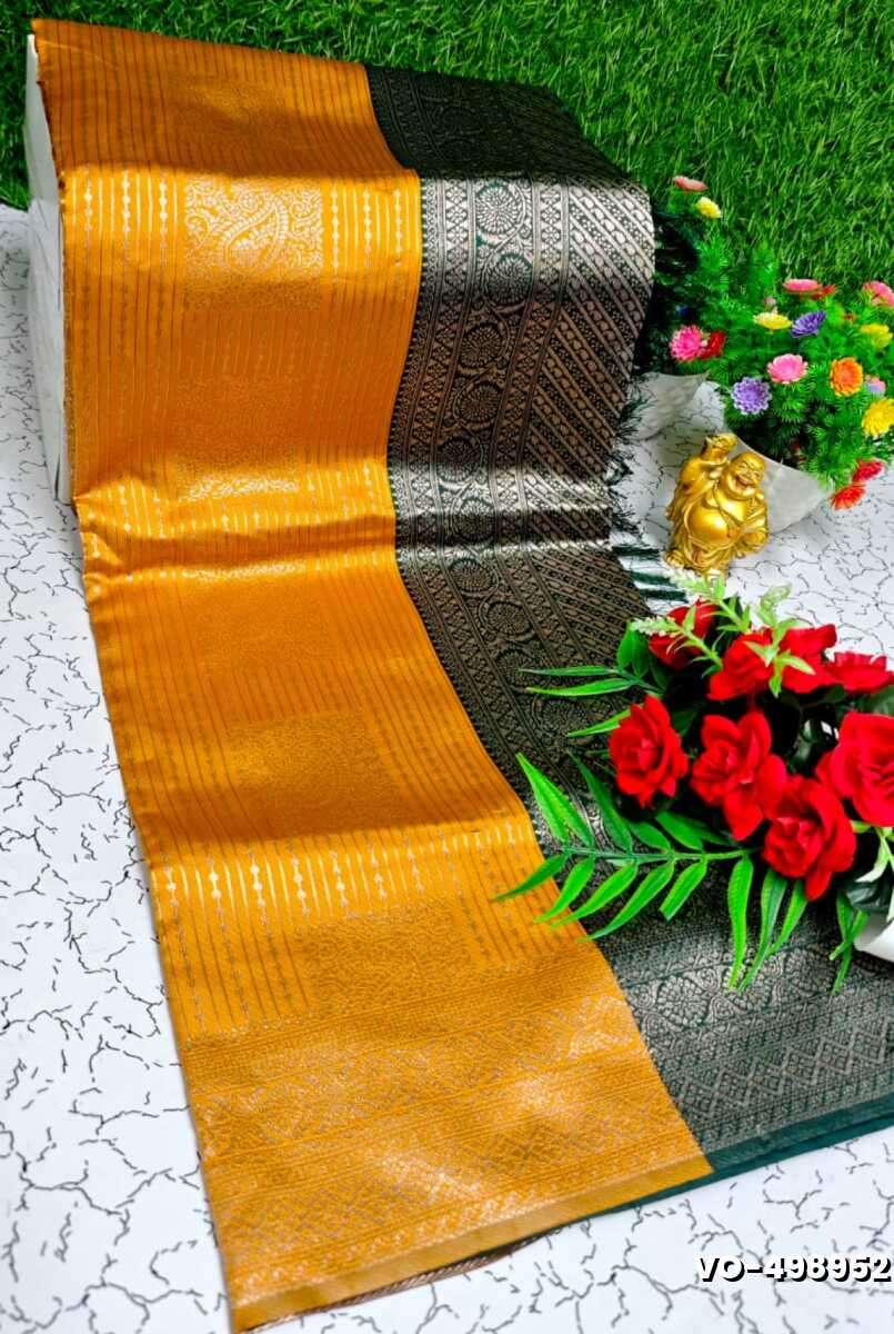 Traditional vaira oosi silk saree - perfect for weddings & festivals - VENTHAYA COLOUR (2)