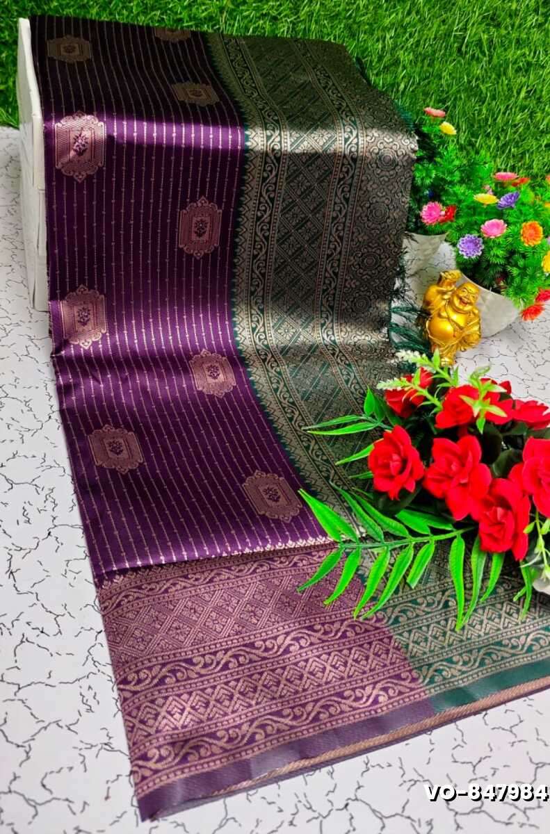 Traditional vaira oosi silk saree - perfect for weddings & festivals - WINE COLOUR (3)