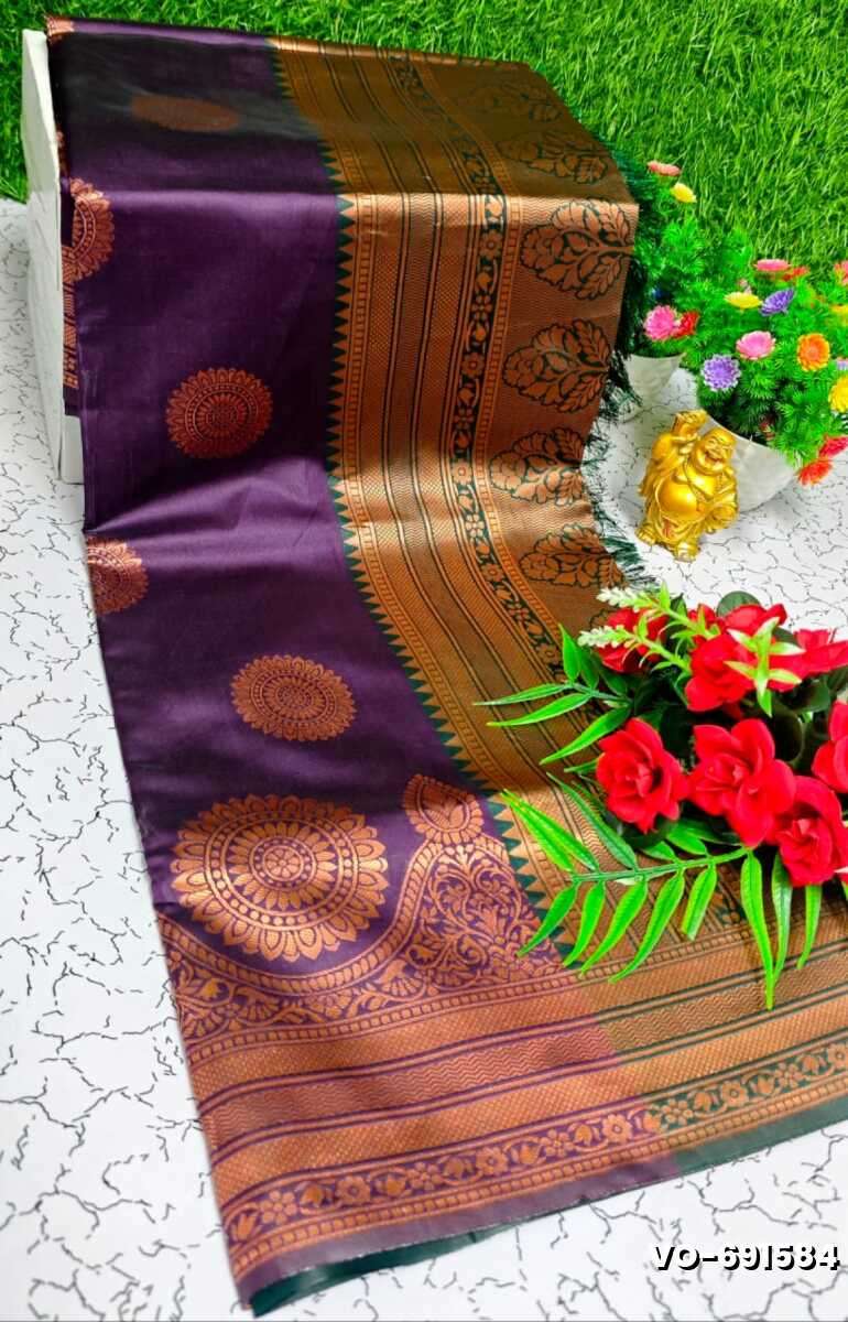 Traditional vaira oosi silk saree - perfect for weddings & festivals - WINE COLOUR (4)
