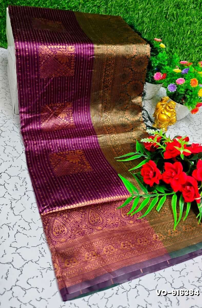 Traditional vaira oosi silk saree - perfect for weddings & festivals - WINE COLOUR (5)