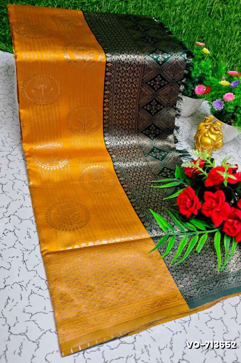 Traditional vaira oosi silk saree - perfect for weddings & festivals - VENTHAYA COLOUR (7)