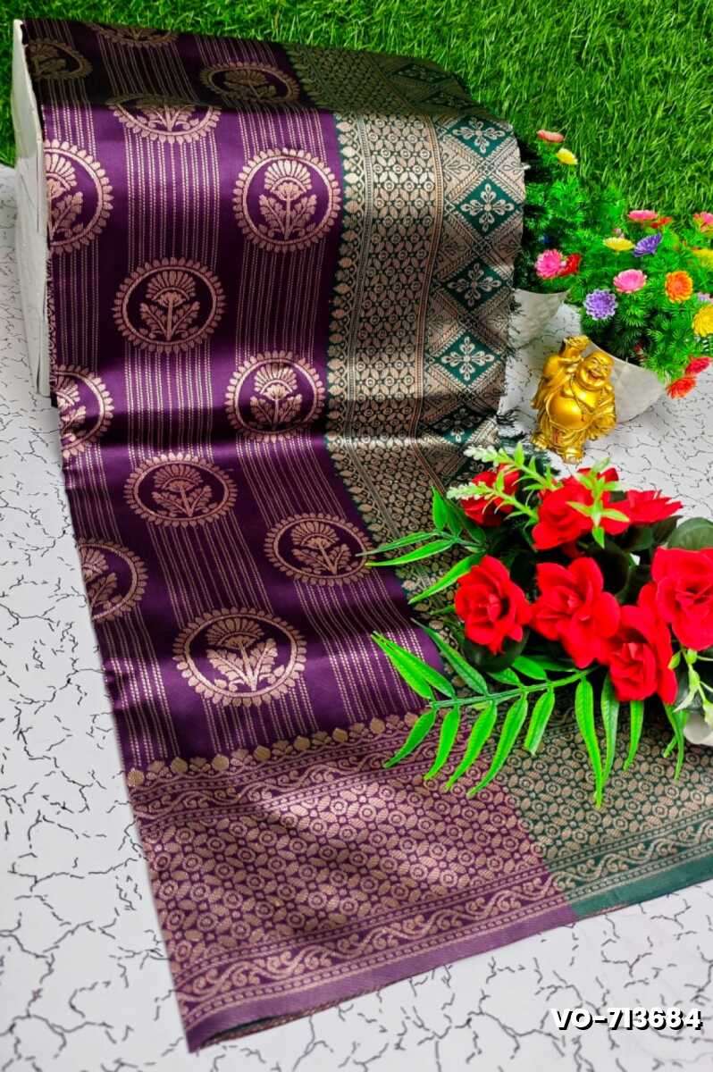 Traditional vaira oosi silk saree - perfect for weddings & festivals - WINE COLOUR (6)
