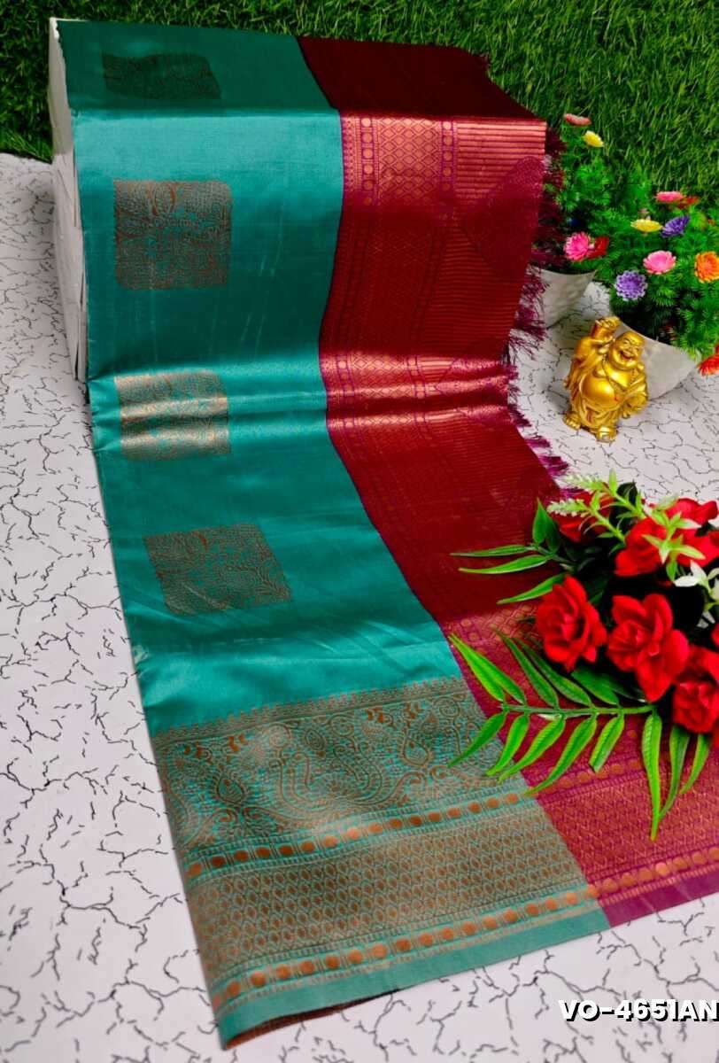 Traditional vaira oosi silk saree - perfect for weddings & festivals - TEAL