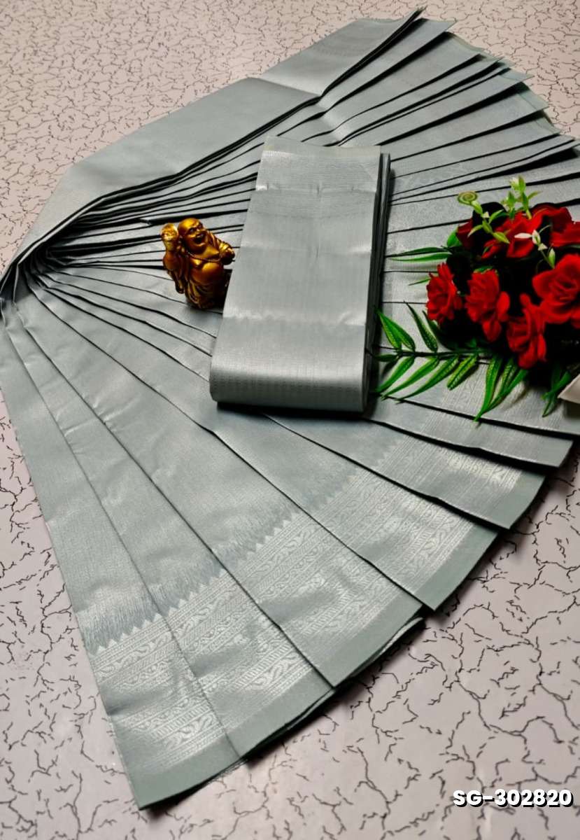 All over body running simple & elegant kubera pattu saree - AS COLOR