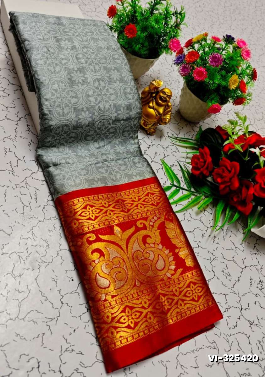 Traditional Paavaii Silk Saree And Premium Design Saree Border Zari Design - AS COLOR