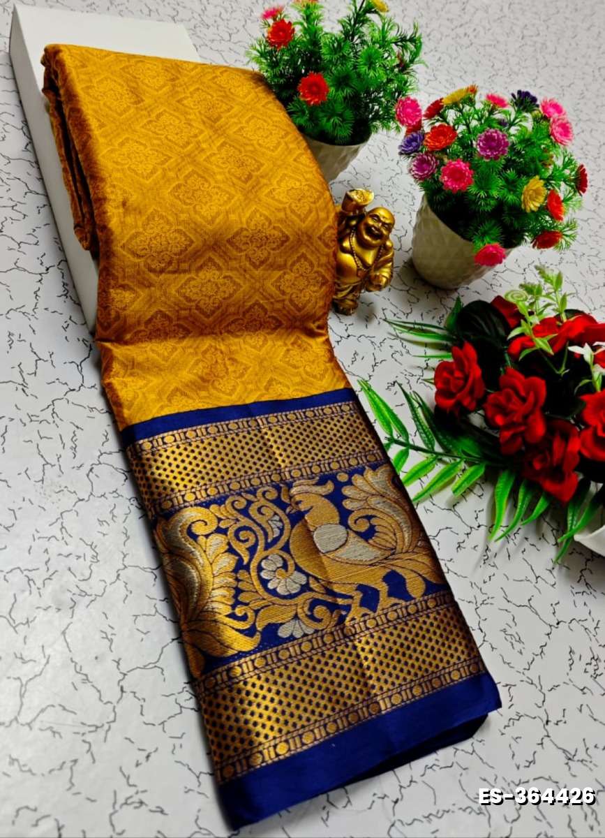 Traditional Paavaii Silk Saree And Premium Design Saree Border Zari Design - ORANGE N (1)