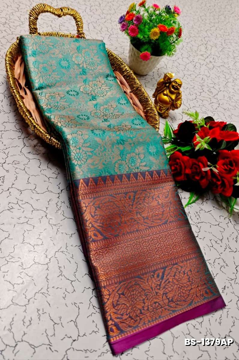 Premium Bridal Tissue Silk Saree with Intricate Zari Weave - REXONA (8)