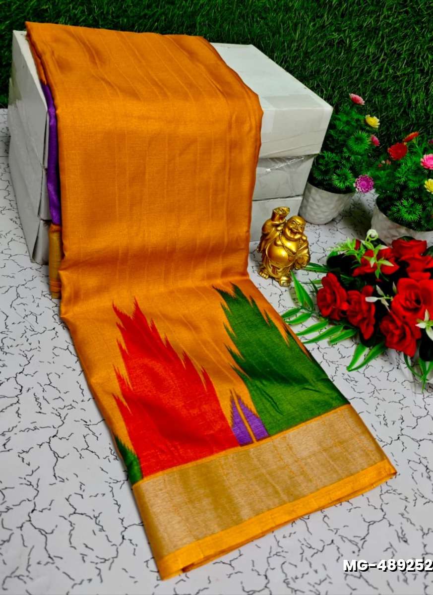 Traditional Look Malgudi Silk Saree Lightweight Silk Blend Saree - VENTHAYA COLOUR (1)