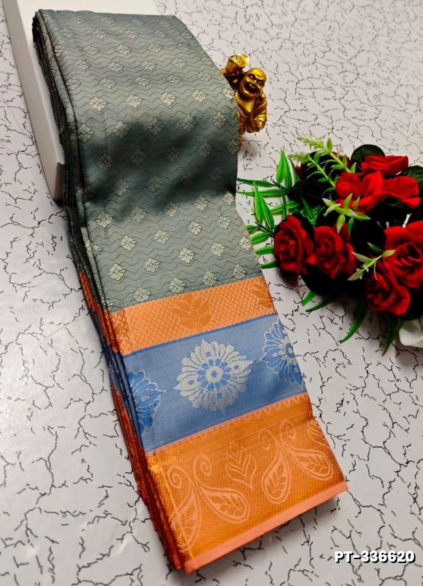Soft silk fancy best quality poontamil soft silk sarees - AS COLOR (3)