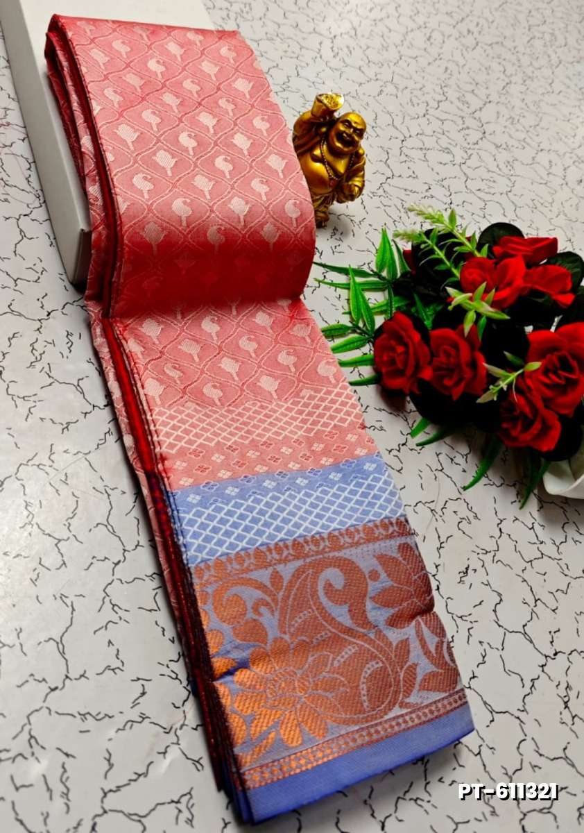 Soft silk fancy best quality poontamil soft silk sarees - BABY PINK (5)