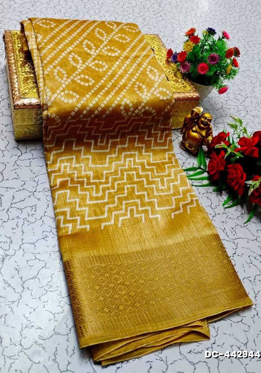 Dailywear cotton sarees all over body peacock designpattern design premium look lightweight comfortable wear - LIGHT YELLOW (3)