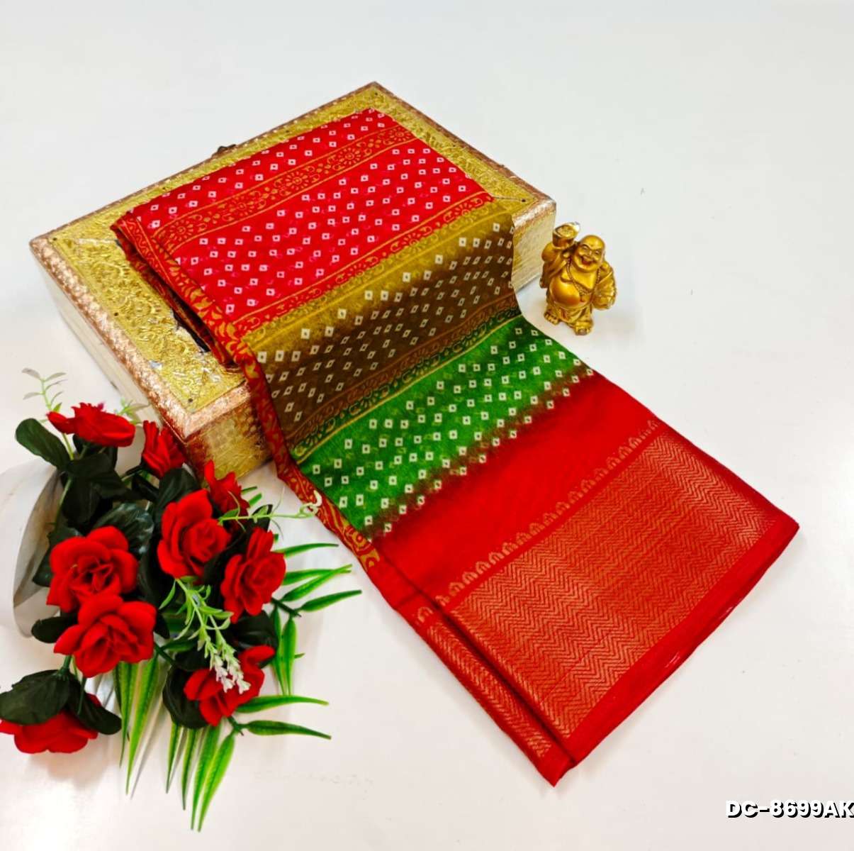 Dailywear cotton sarees premium look lightweight comfortable wear - MIXED ALL COLOR (2)