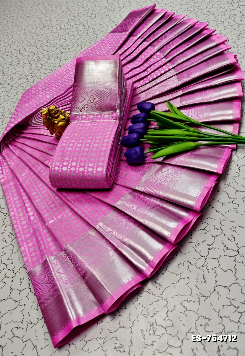 ELITE BRIDAL PICK &PICK SILK SAREES AND WEDDING ART SILK SAREES - PINK