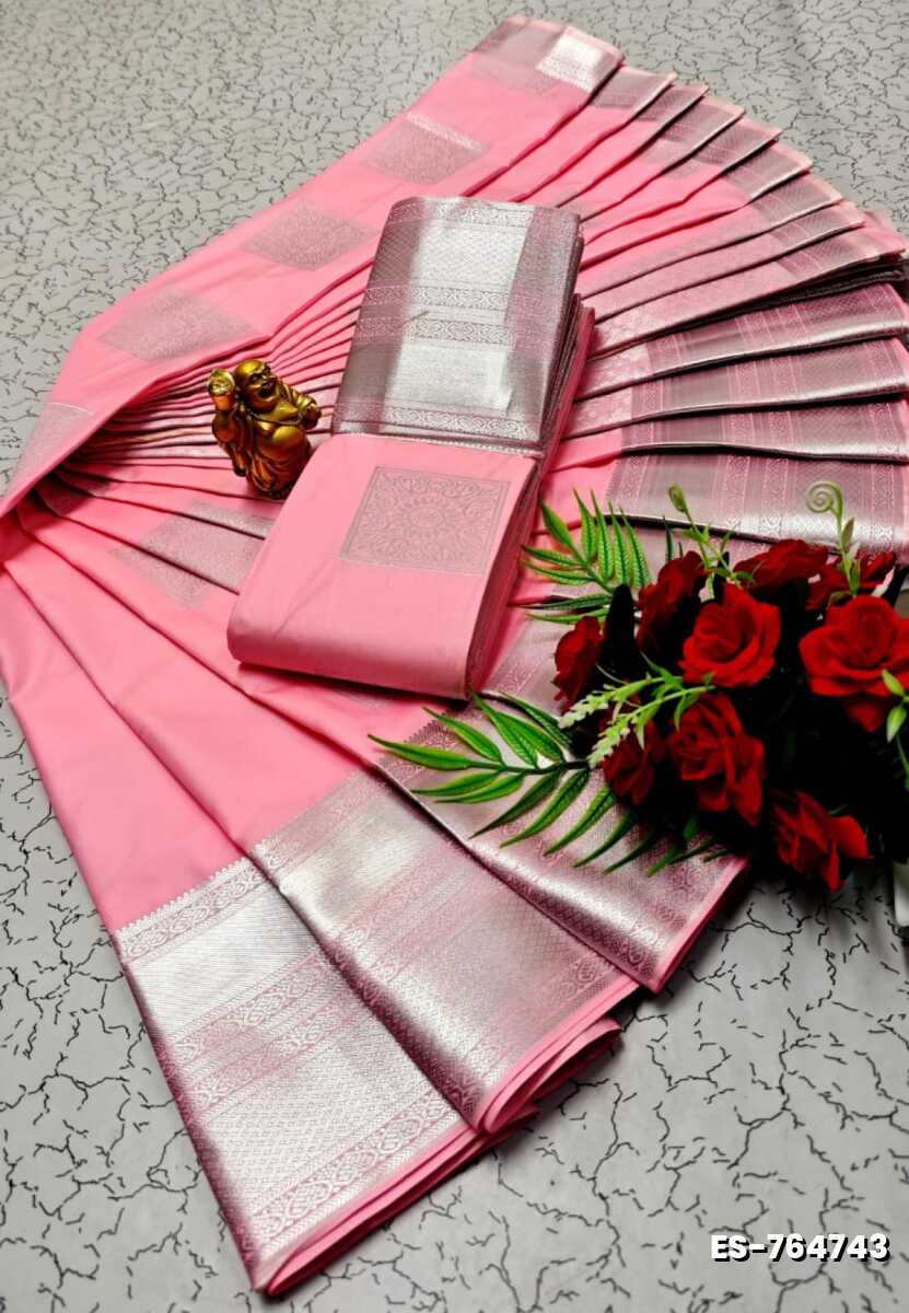ELITE BRIDAL PICK &PICK SILK SAREES AND WEDDING ART SILK SAREES - LIGHT PINK