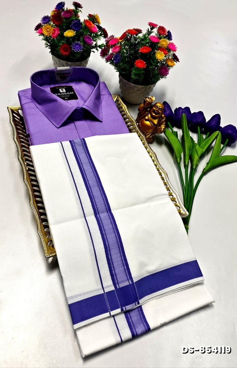 TRADITIONAL MEN  DHOTI SHIRT  TRENDING COLLECTION - LEVENDOR