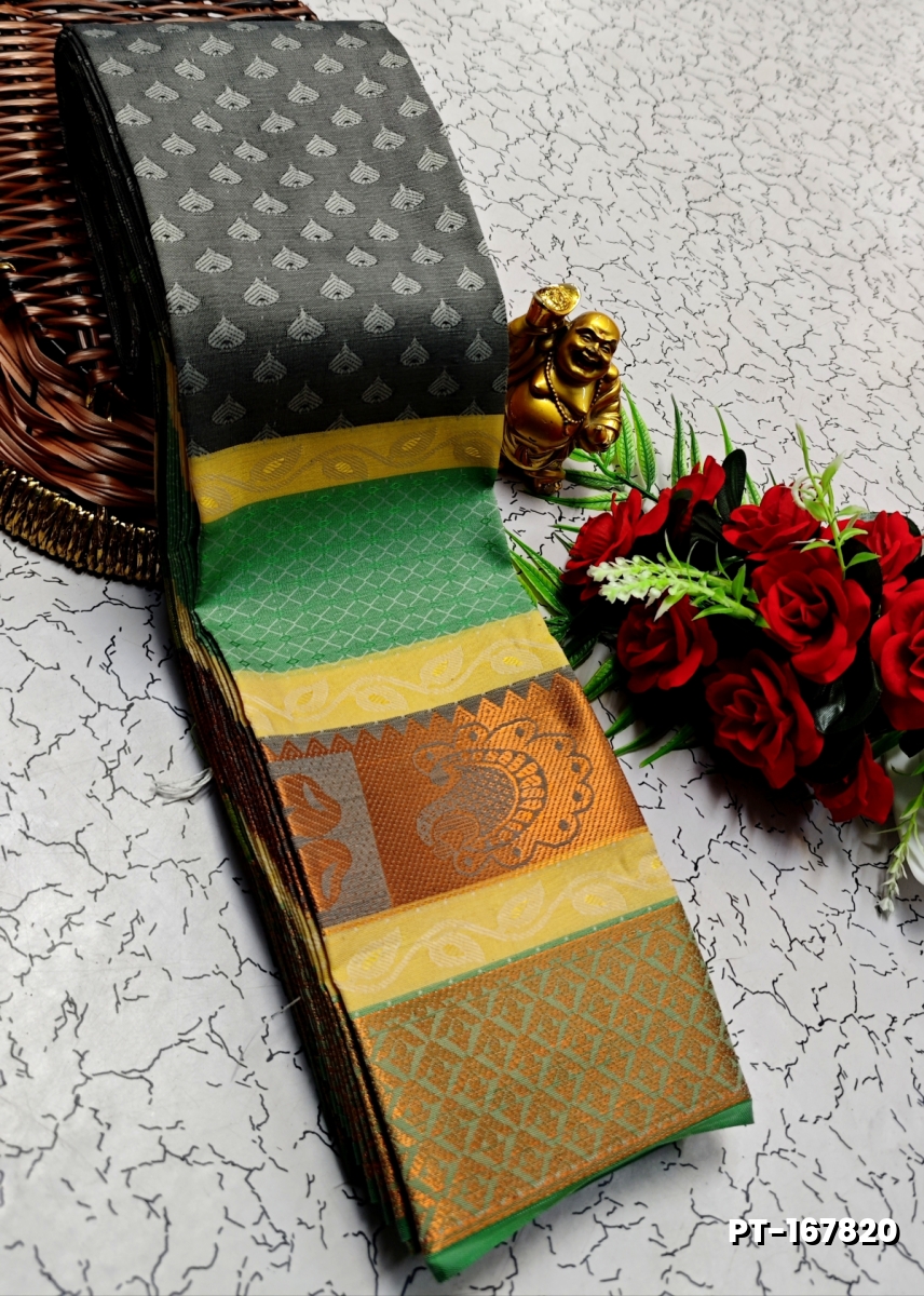 SOFT SILK FANCY BEST QUALITY POONTAMIL SOFT SILK SAREES - AS COLOR