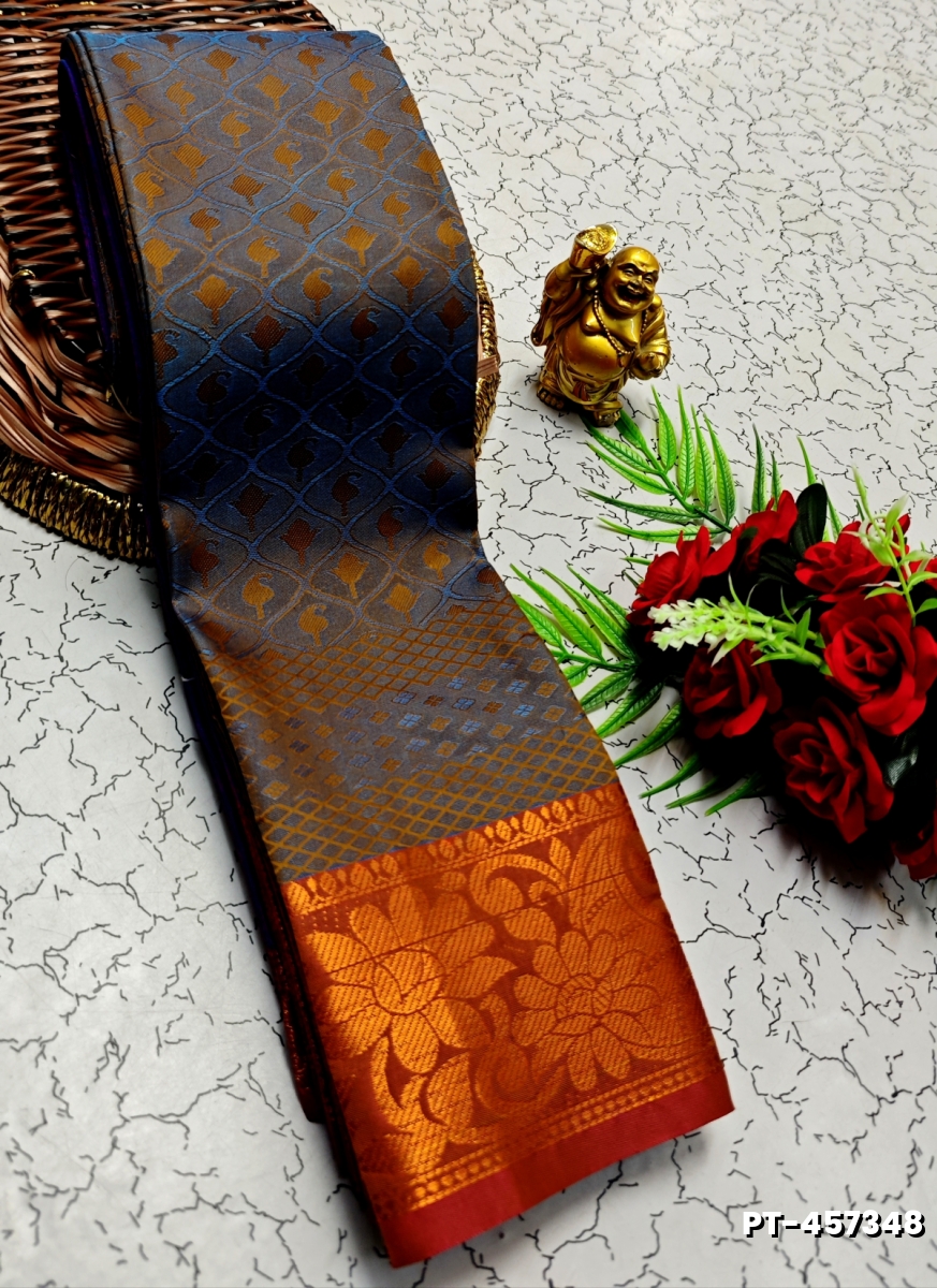 SOFT SILK FANCY BEST QUALITY POONTAMIL SOFT SILK SAREES - LIGHT COLOUR
