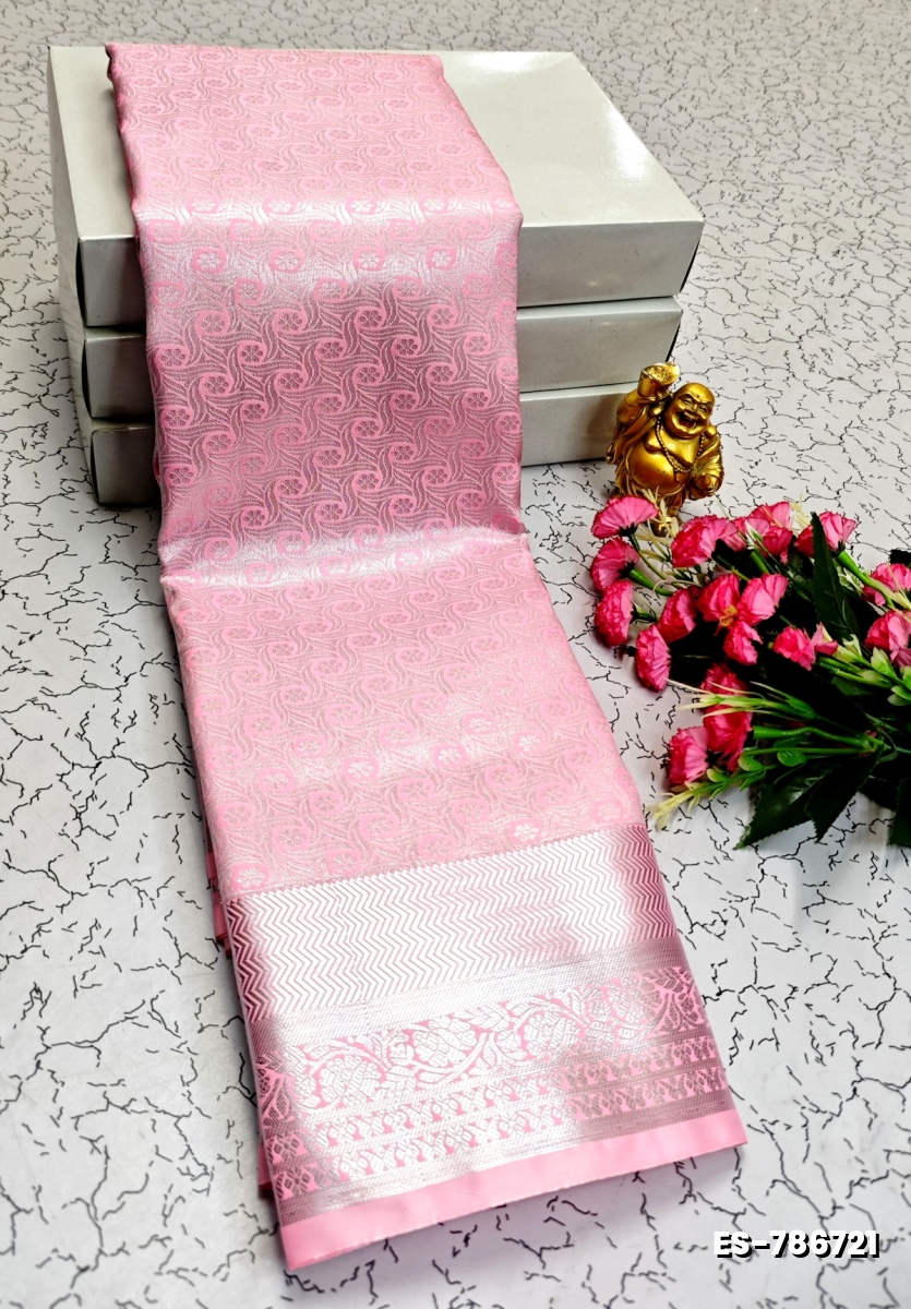 ELITE BRIDAL PICK &PICK SILK SAREES AND WEDDING ART SILK SAREES - BABY PINK (1)