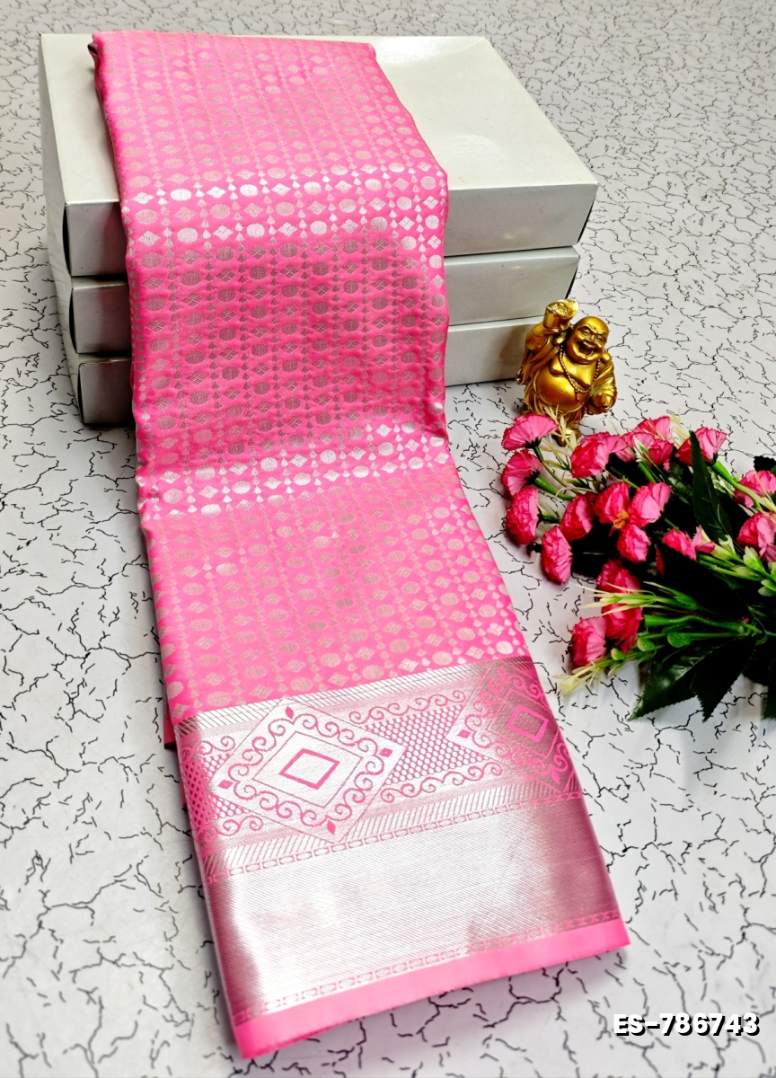 ELITE BRIDAL PICK &PICK SILK SAREES AND WEDDING ART SILK SAREES - LIGHT PINK (1)