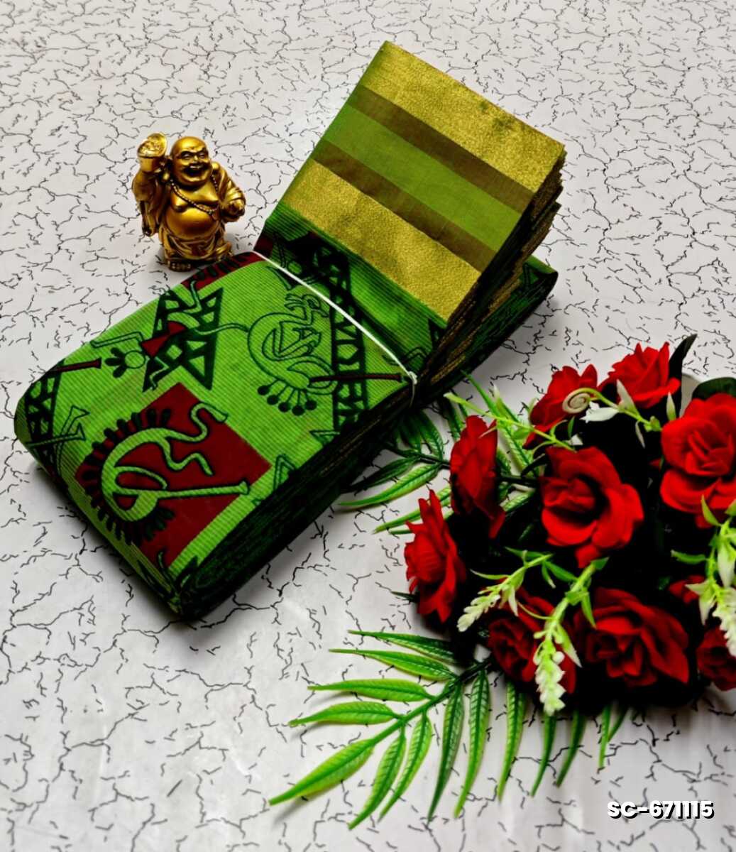 PURE COTTON SAREES SUMMER SPECIAL COLLECTION - GREEN