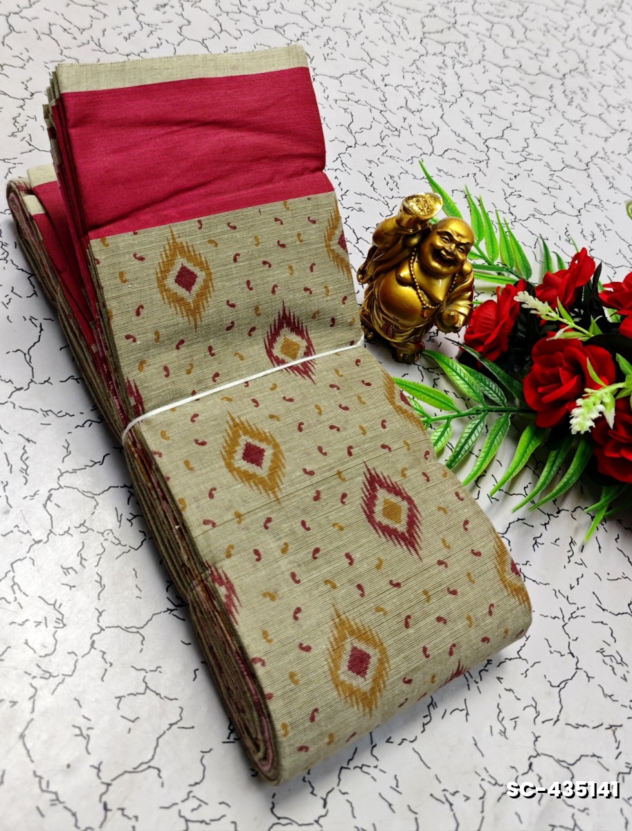 PURE COTTON SAREES SUMMER SPECIAL COLLECTION - LIGHT GREEN (2)