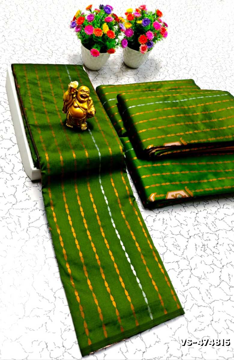 DIGITAL KUBERA PATTU VAIRA OOSI SOFTY SILK SAREES - GREEN (2)