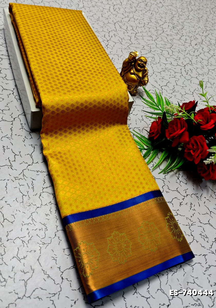 ELITE BRIDAL PICK &PICK SILK SAREES AND WEDDING ART SILK SAREES - LIGHT YELLOW (1)