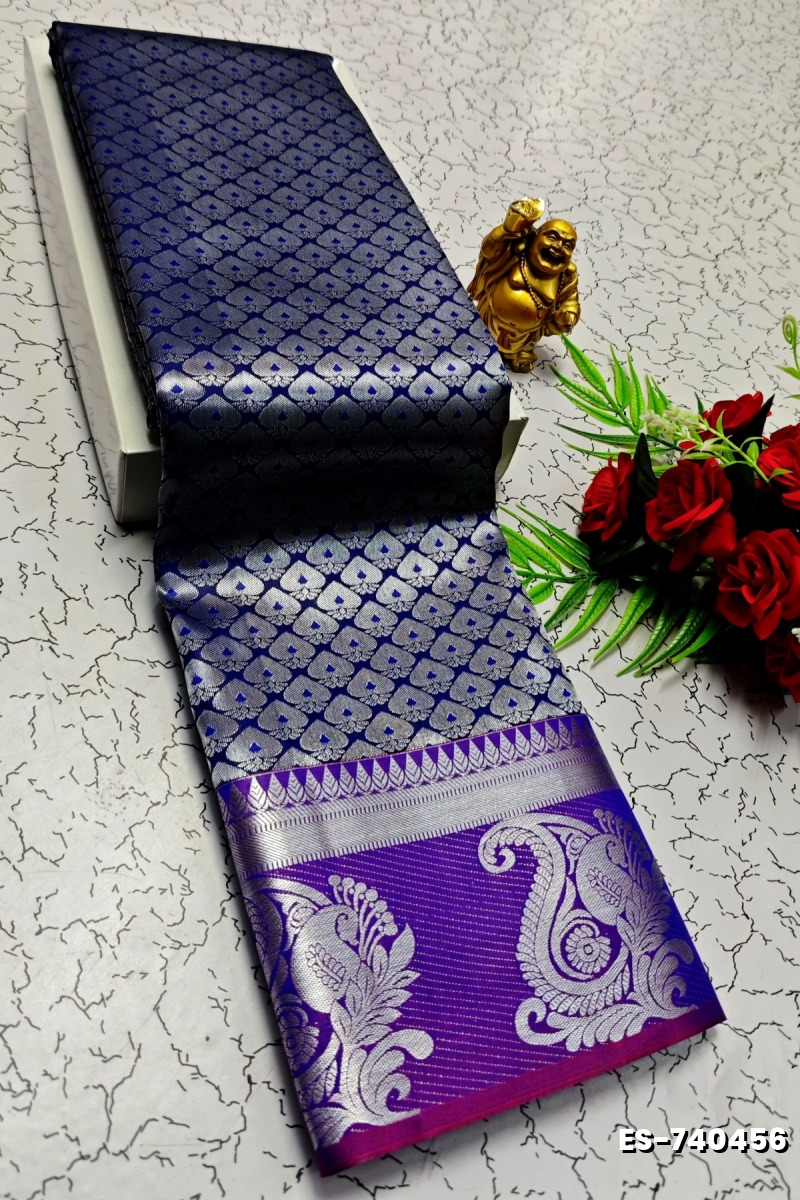 ELITE BRIDAL PICK &PICK SILK SAREES AND WEDDING ART SILK SAREES - NORMAL  BLUE