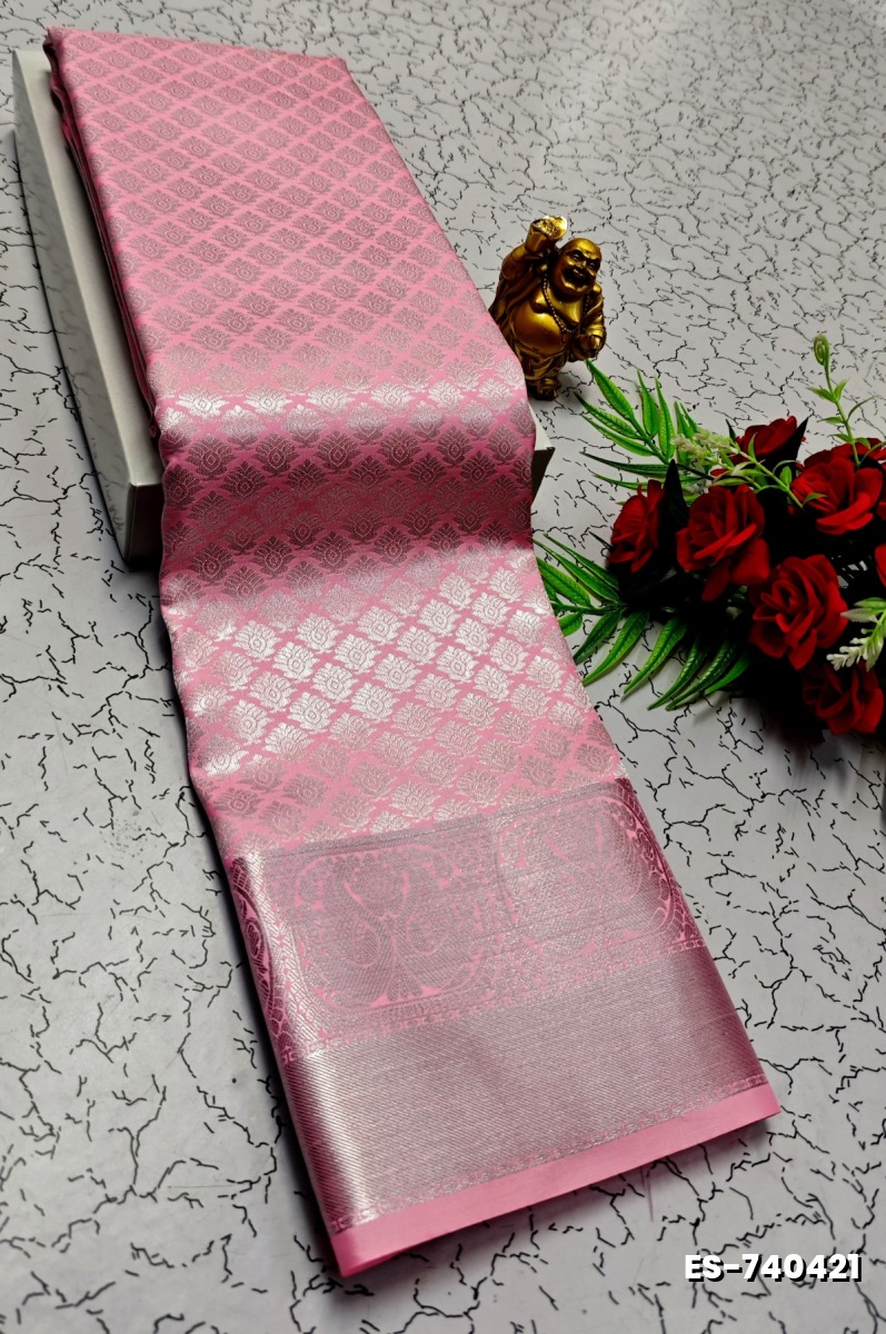 ELITE BRIDAL PICK &PICK SILK SAREES AND WEDDING ART SILK SAREES - BABY PINK (2)