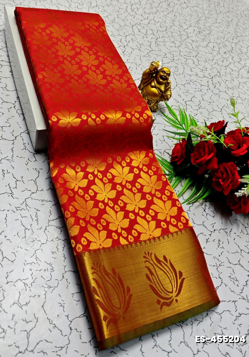 ELITE BRIDAL PICK &PICK SILK SAREES AND WEDDING ART SILK SAREES - RED (2)