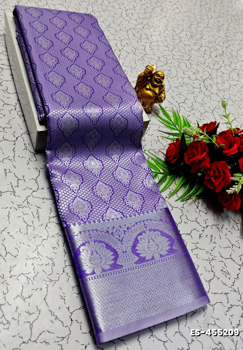ELITE BRIDAL PICK &PICK SILK SAREES AND WEDDING ART SILK SAREES - PURPLE COLOUR (1)