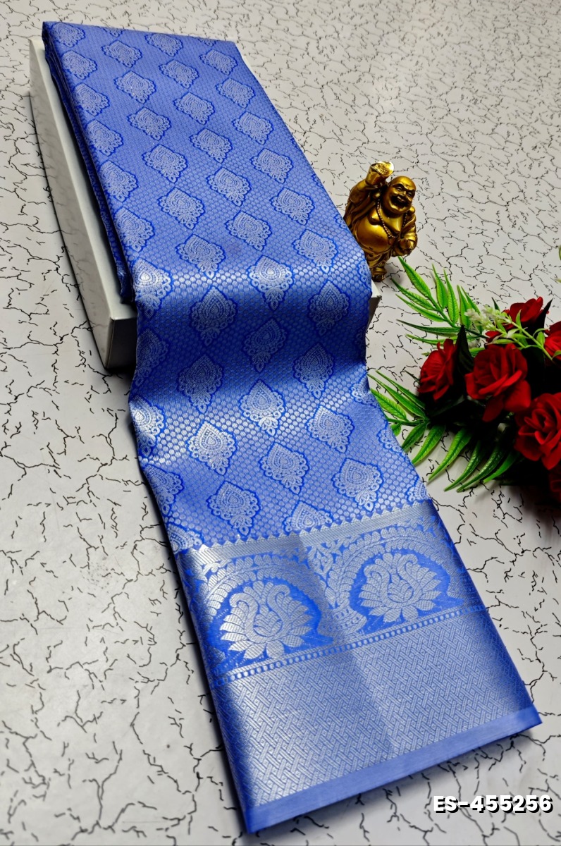 ELITE BRIDAL PICK &PICK SILK SAREES AND WEDDING ART SILK SAREES - NORMAL  BLUE (1)