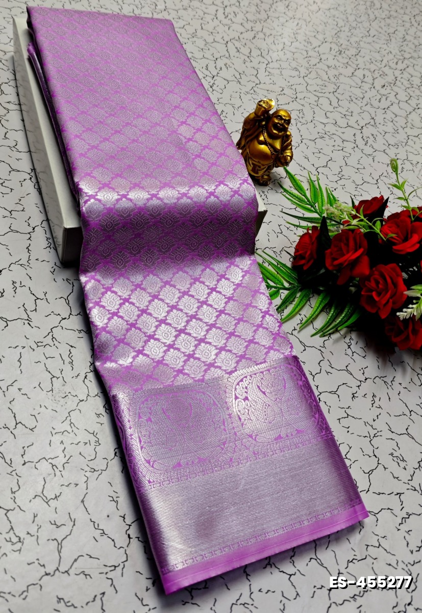 ELITE BRIDAL PICK &PICK SILK SAREES AND WEDDING ART SILK SAREES - MAUVE COLOUR (1)